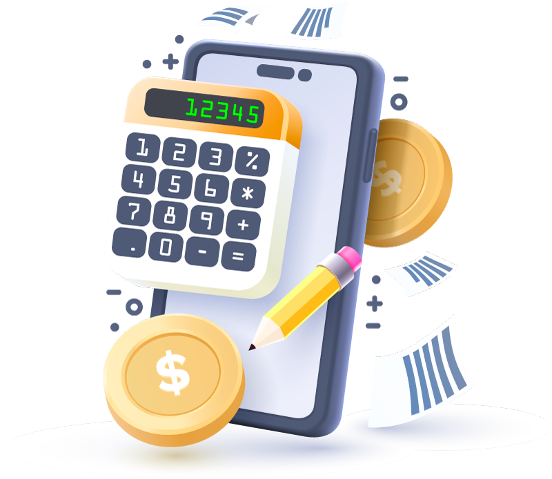 Calculator illustration